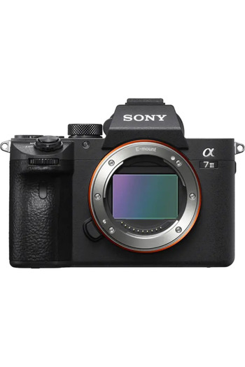 Sony Alpha A7 III Mirrorless Camera, 24.2 MP, Full-Frame, E-Mount, 4K HDR, 4D Focus