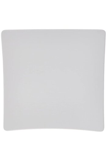 Generic طبق هارموني KK-631 ميلامين هوريكا مربع عميق 7.5 بوصة أبيض