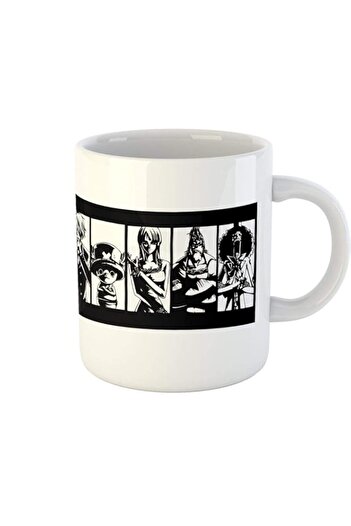 Generic White Mug with One Piece - all character full design printing