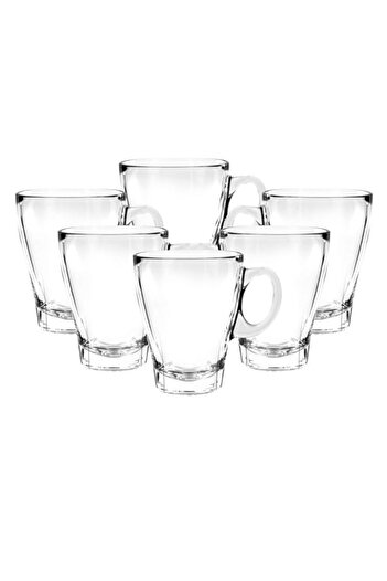 Generic Ocean Caffe Americano Mug, 355 Ml, Set Of 6, P02440, Espresso Cup, Tea & Coffee Cup, Cappuccino Cup
