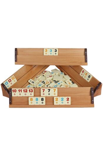 Sera Oyun Aletleri Large Size Tree Okey Set with Bag