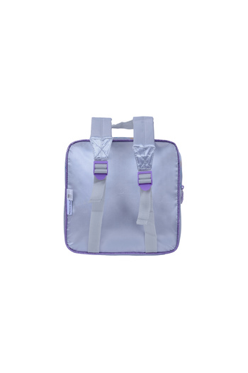 Frozen Insulated Kinder Backpack with Water Bottle, Lunch Box and Fork&Spoon 11" Sqaure Shape