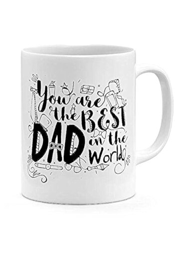 Generic papeyone Ceramic You Are The Best Dad In The World Coffee Mug White