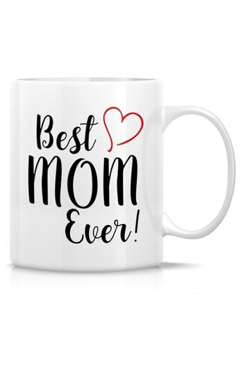 Generic Retreez Funny Mug - Best Mom Ever 11 Oz Ceramic Coffee Mugs - Funny, Sarcasm, Sarcastic, Motivation