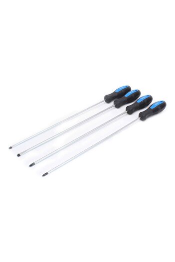 GLOBAL TOOLS SET OF 4 LONG SCREWDRIVERS 449MM SATRA