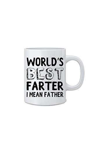 Generic Chinoxia Mad Ink Fashions World's Best Farter I Mean Father - Funny Mug - White 330ml Novelty Coffe