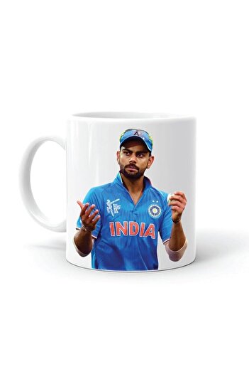 Generic Spoil Your Wall Virat Kohli Inspirational Quote Mug – 11oz White Ceramic Coffee Mug – Printed Photo