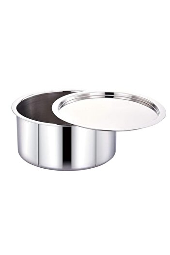 Generic BLACKSTONE Stainless Steel Tope set with Lids, Stainless Steel Cookware Tope Set, Stackable Tope Se