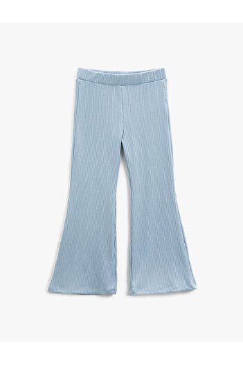 Koton Flare Trousers Elastic Waistband