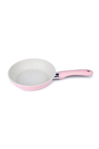 Generic Mini Frying Pan Poele Wilson 14cm, Non- Stick Marble Coating-Pink (MPD-134CX) - Very Small
