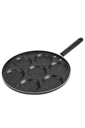 Generic AMONIDA 7-Hole Frying pan, Fried Eggs Cooking Pancake Breakfast Skillet, Non-Stick Coating Cookware