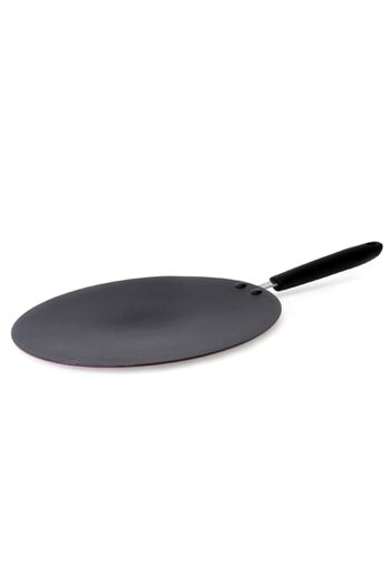 Generic Royalford Rf2013 Non- Stick Tawa - 30 cm, Black, W 35.8 x H 20.2 x D 3.6 cm, Aluminum
