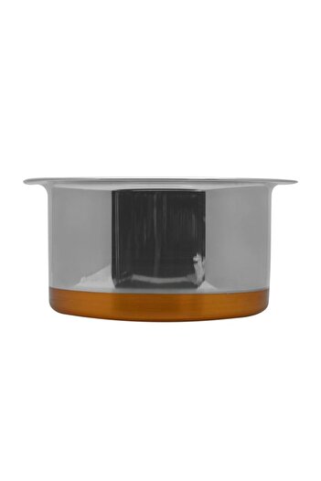 Generic Raj Copper Bottom Cooking Pot, 22cm x 11cm, Silver, GCBT05, Curry Pot , Tea Pot , Rice Pot ,