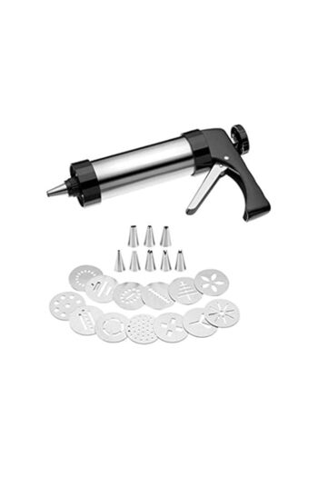 Generic Cookie Press and Icing Set With Stainless Steel Disks Best Biscuit Maker Cookie Press Kit Includes