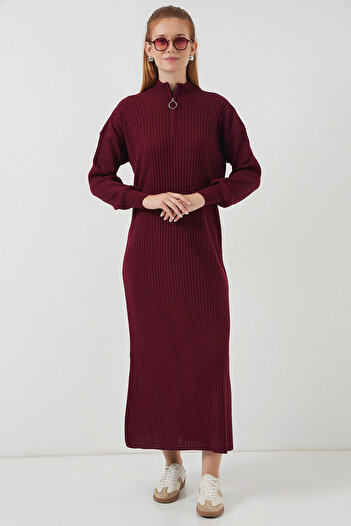 Bigdart 15839 Rochie tricotată pentru băiat - Y.Burgundy