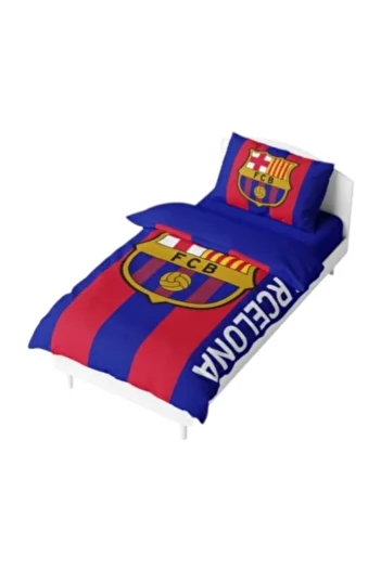 FC BARCELONA 2-piece bed linen set, 135x200 cm, 75x50 cm, multicolor, FC Barcelona