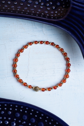 DENİZ Certified Agate Natural Stone Bracelet