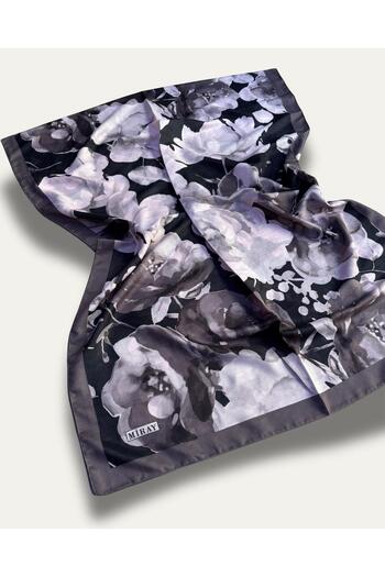 MİRAY Light comfortable cotton soft flower pattern nevada shawl