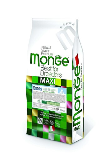 Monge Superpremium Puppy & Junior Maxi - Pui si Orez - 15kg