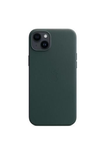Apple Protectie Spate Leather pentru iPhone 14 Plus, Magsafe (Verde)