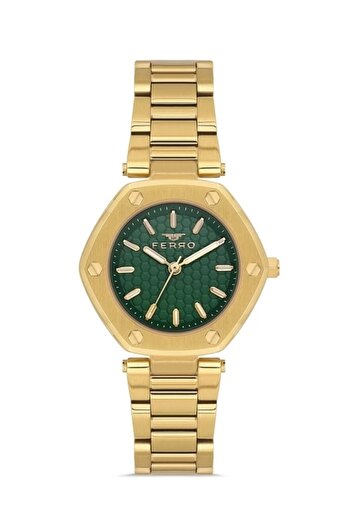 FERRO Yellow Steel Cord Women Wrist Watch Fl43006A-B6