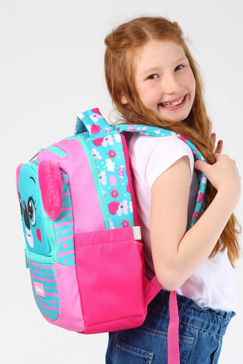 ELATAE Waterproof Fabric Girl's Multi-Eye Orthopedic Backpack School Bag L5143