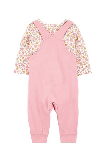 Carter's Baby Girl Pink Salopet Set