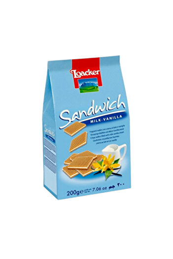 Loacker Milk Vanilla Wafer, 200G