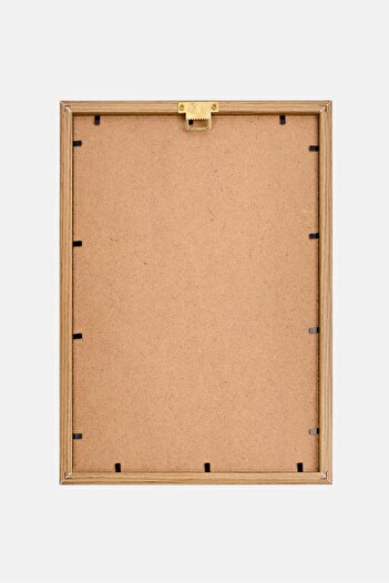 Muy Mucho Wooden Poster With Frame, Multicolor