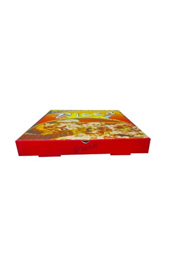Generic SNH Packing Wow Pizza Box Brown - 28X28cm Pizza Boxes Square Flat Cardboard Boxes, Disposable Pizza