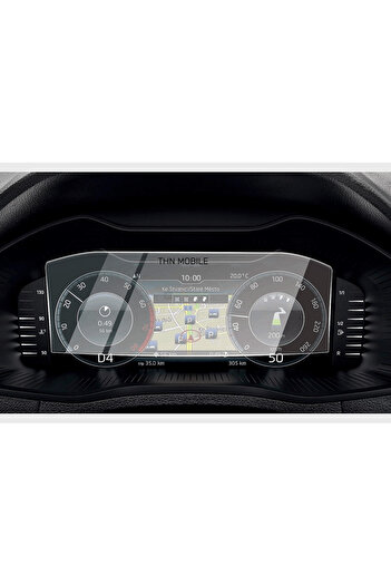 THN MOBILE Skoda Kamiq 2025 Model Instrument Panel and Multimedia Flexible Nano Screen Protector