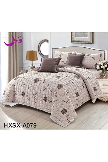 Moon Summer double bedspread, printed, 6-piece set, quilt size 230 x 250 cm