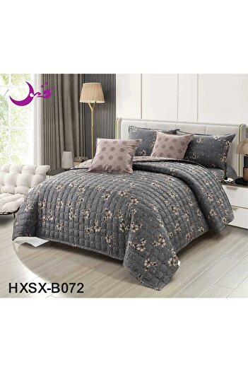 Moon Summer double bedspread, printed, 6-piece set, quilt size 230 x 250 cm