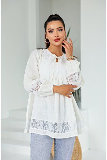Vegove Lace Detailed Tunic
