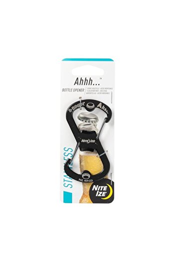 Generic Nite Ize SBO-03-01 S-Biner Ahhh Carabiner Clip Bottle Opener, Black