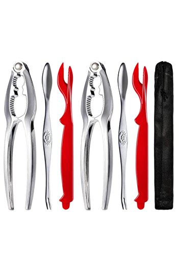 Generic KXCOFTXI Crab Leg Crackers, Crab Crackers and Tools Set with Stainless Steel Seafood Utensils Crack