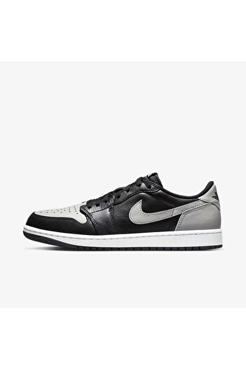 Nike Air Jordan 1 Low Retro OG 'Shadow' Hakiki Deri Premium Sneaker (Blue Sport )