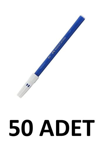 tüftürük 50 Pieces Blue Felted Pen