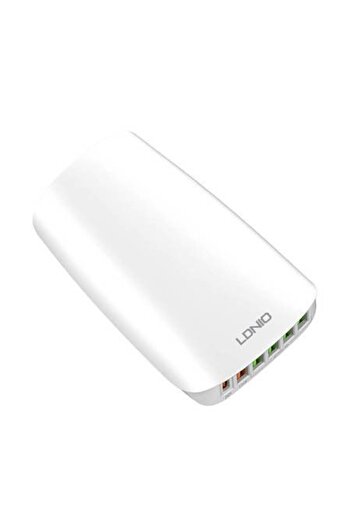 LDNIO A6573C Network Charger, 5x USB, 65 W, 1.5 m (white)