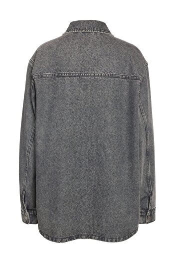 Noisy May Nmalva L/S Dnm Shacket Az450Mg Noos