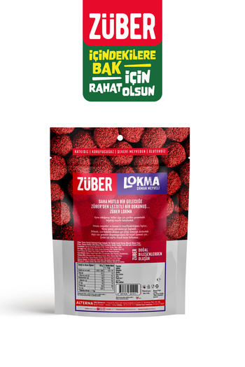 Züber Lokma Orman Meyveli Kakaolu Fistik Ezmeli Meyve Topu 96 gr X3 Adet