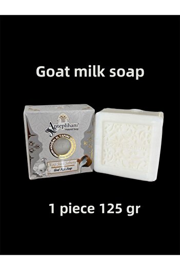ANTEPLİHANI Goat Milk Soap, Goat Milk, Natural Hand Made Natural Soap, (Soap 1 Piece 125 Gr)
