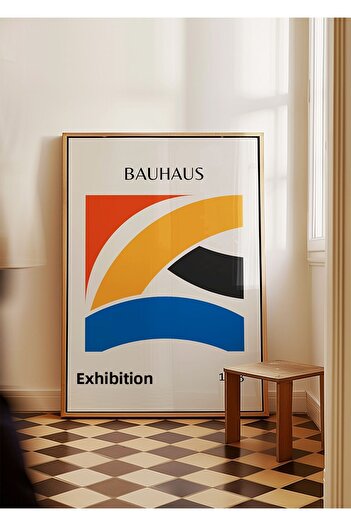 ARTHOUSECOLLECTIVE Bauhaus Poster - Wall Decoration - Frameless Poster in Table Dimensions