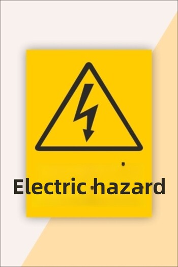 karbonsoft Work Safety Warning Sign Electric Hazard