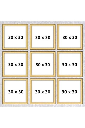 AS TİCARET Nine 30x30 Frame (No Poster) - Bos1025