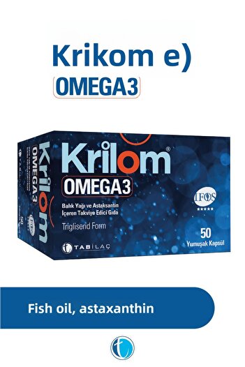 Krilom Omega 3 50 Soft Capsules 8680133000317
