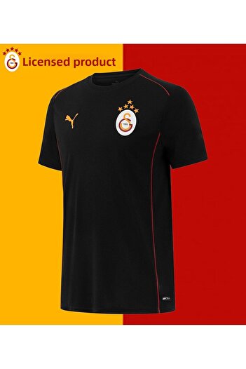 Galatasaray Licensed Black Puma 5 Star a Team T-Shirt