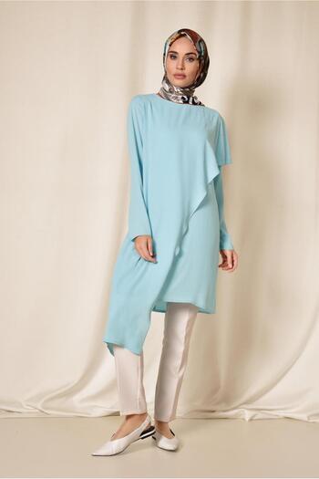 Alvina Asymetric Tunic with Stone Detail Volan 4990