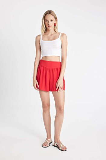 DeFacto Maroken Short Leg Shorts - Regular Fit, Normal Waist D3939AX24HS