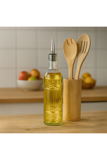 Tohana Thn76814 Glass Oil Bottle - Transparent - 500 ml